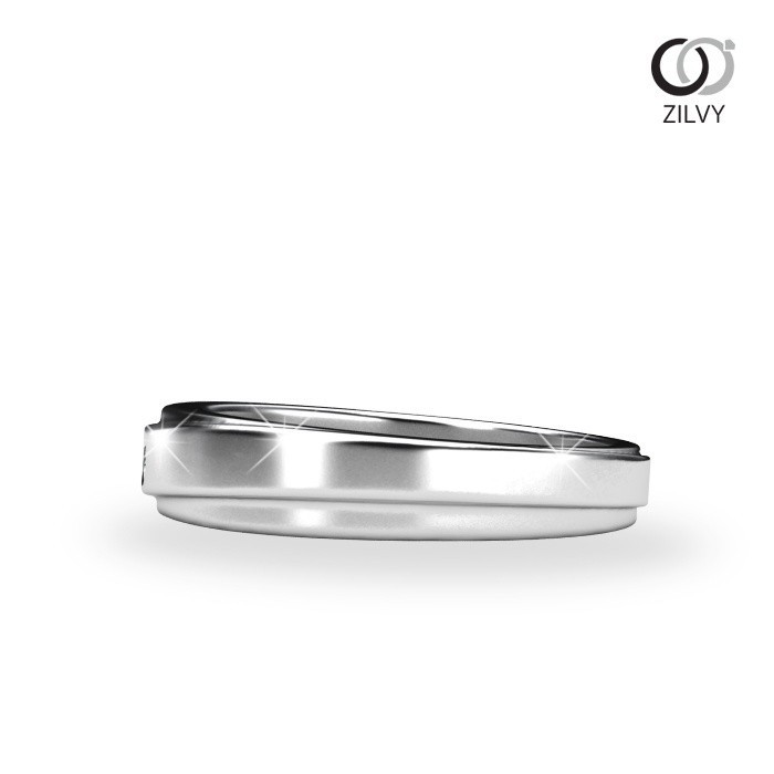 Zilvy - แหวนชายเพชรน้ำร้อย 0.05 กะรัต (BR190)