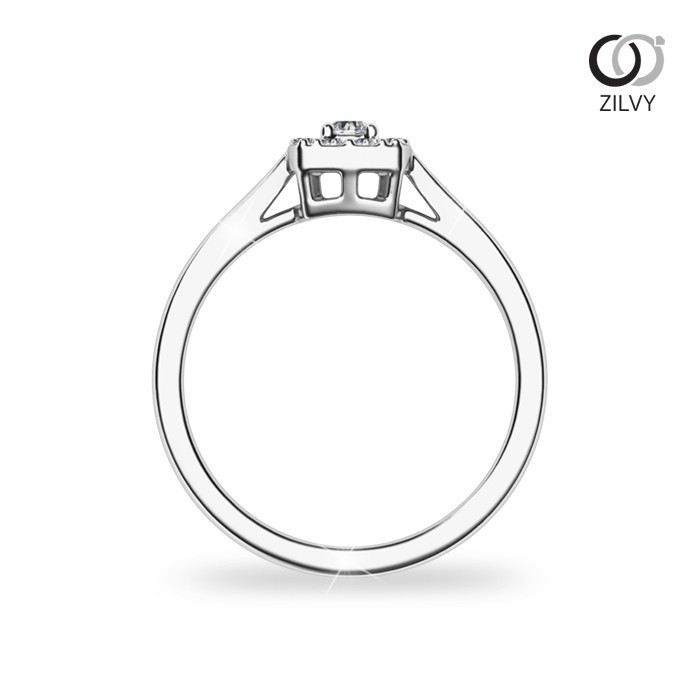 Zilvy Onpheeya - แหวนหญิงเพชรน้ำร้อย 0.15 กะรัต (GR1051)