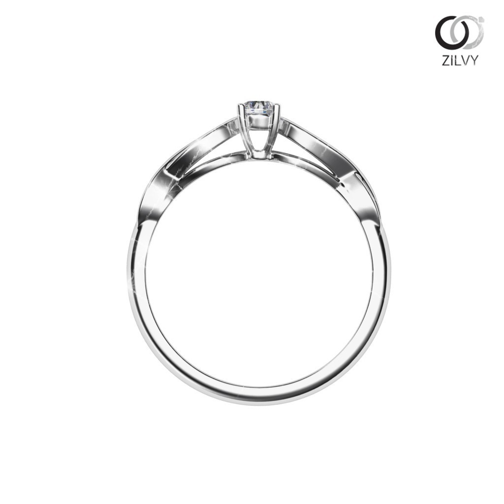 Zilvy - แหวนหญิงเพชรน้ำร้อย 0.10 กะรัต (GR898)