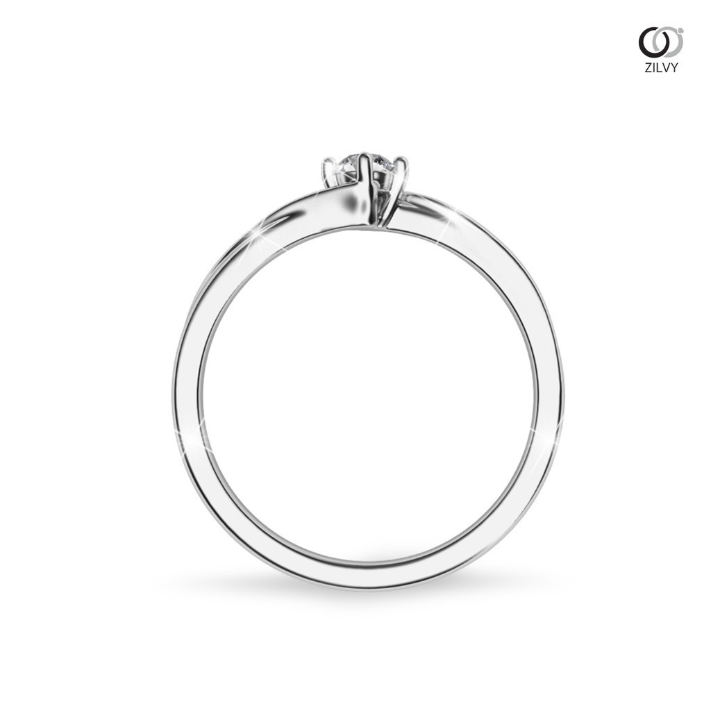 Zilvy  - แหวนหญิงเพชรน้ำร้อย 0.10 กะรัต (GR621)