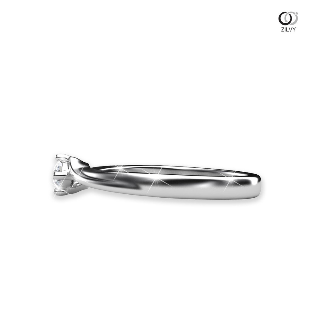 Zilvy  - แหวนหญิงเพชรน้ำร้อย 0.10 กะรัต (GR621)