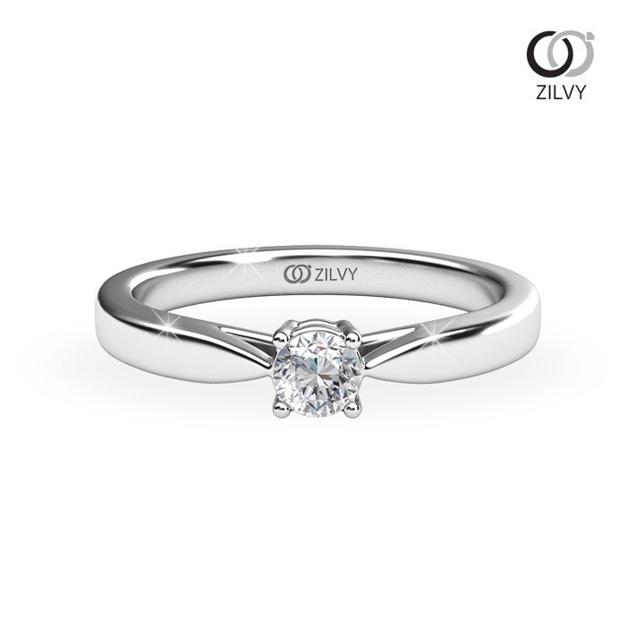 Zilvy - แหวนหญิงเพชรน้ำร้อย 0.10 กะรัต (GR920)