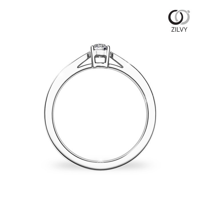 Zilvy - แหวนหญิงเพชรน้ำร้อย 0.10 กะรัต (GR920)