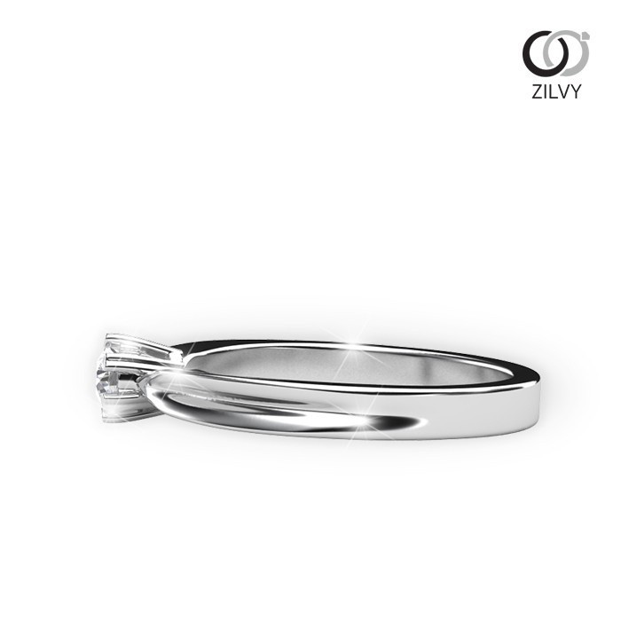 Zilvy  - แหวนหญิงเพชรน้ำร้อย 0.10 กะรัต (GR400)
