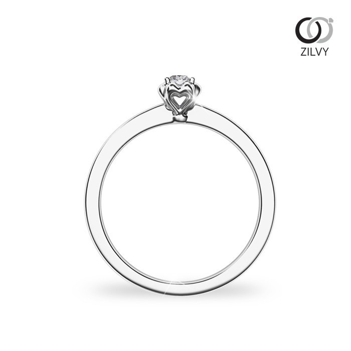 Zilvy - แหวนหญิงเพชรน้ำร้อย  0.07 กะรัต (GR897)