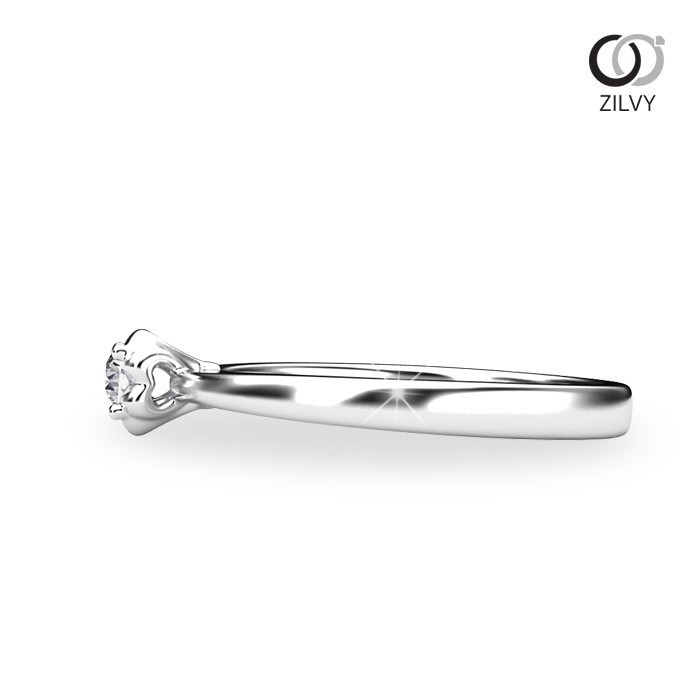 Zilvy - แหวนหญิงเพชรน้ำร้อย  0.07 กะรัต (GR897)