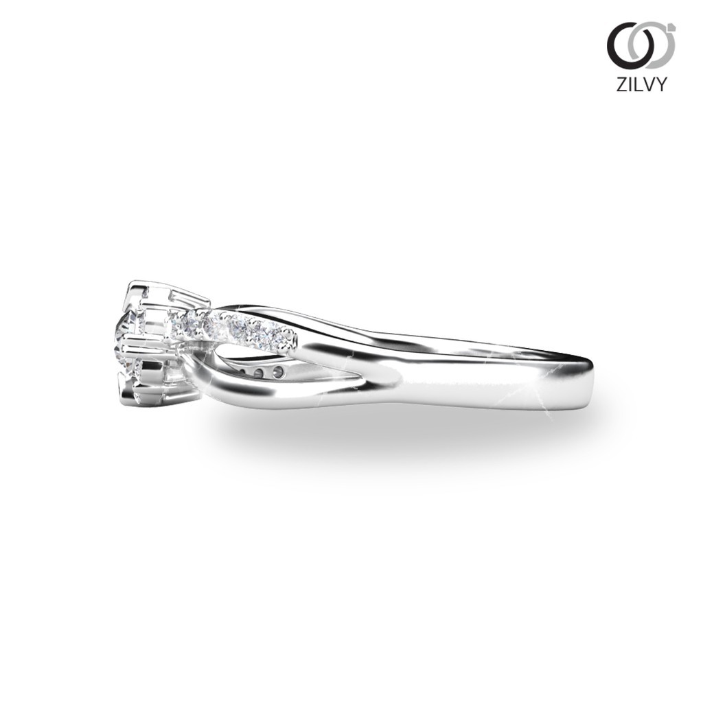 Zilvy - แหวนหญิงเพชรน้ำร้อย 0.25 กะรัต (GR841)