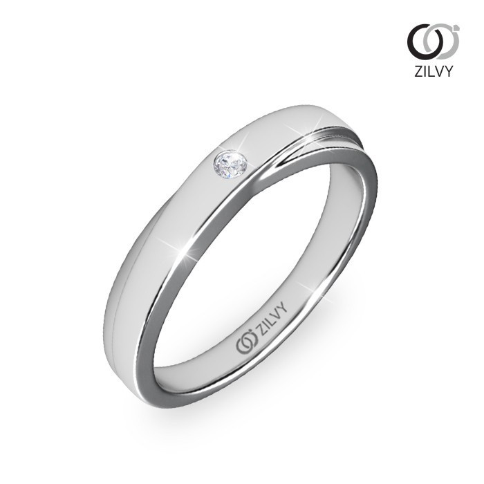 Zilvy - แหวนคู่เพชรน้ำร้อย (GR457/GR457)