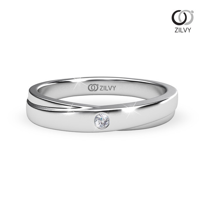 Zilvy - แหวนคู่เพชรน้ำร้อย (GR457/GR457)