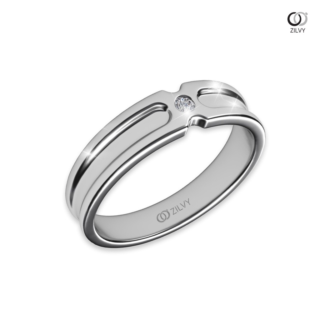 Zilvy - แหวนคู่เพชรน้ำร้อย (BR147/BR147)