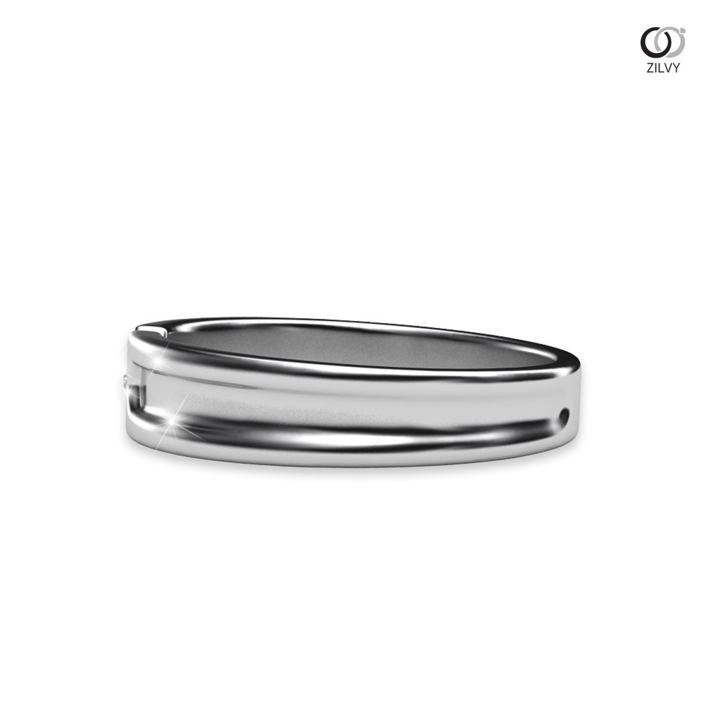Zilvy - แหวนคู่เพชรน้ำร้อย (BR147/BR147)