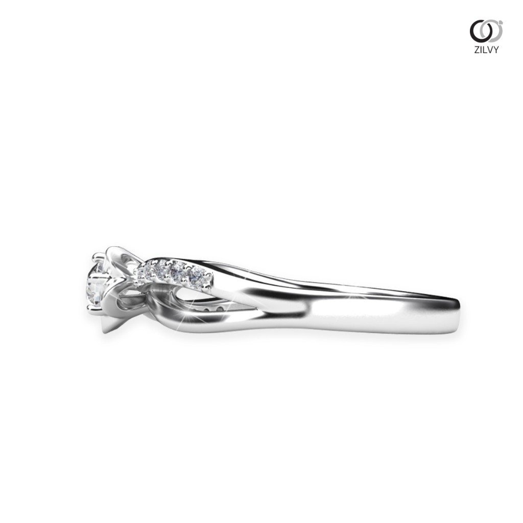 ZILVY - แหวนเพชรน้ำร้อย 0.20 กะรัต (GR864)