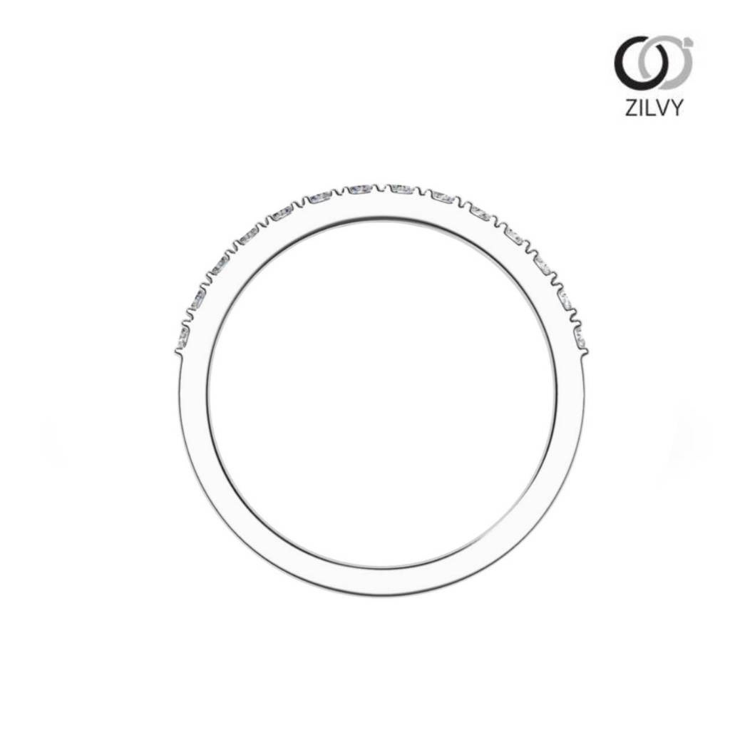 Zilvy Minimal Ring - แหวนหญิงเพชรน้ำร้อย 0.20 กะรัต (GR325)