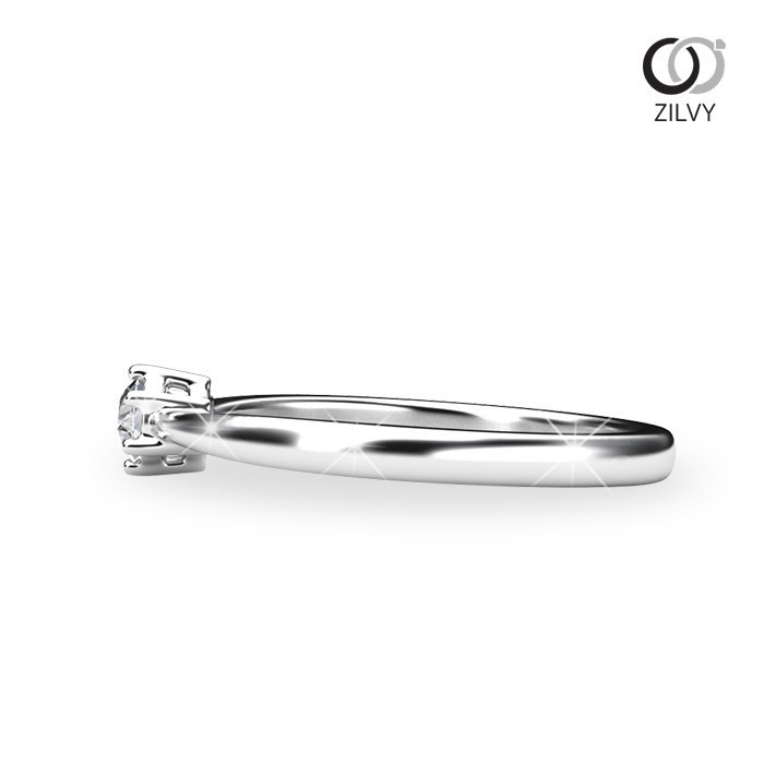 Zilvy - แหวนหญิงเพชรน้ำร้อย 0.10 กะรัต (GR918)