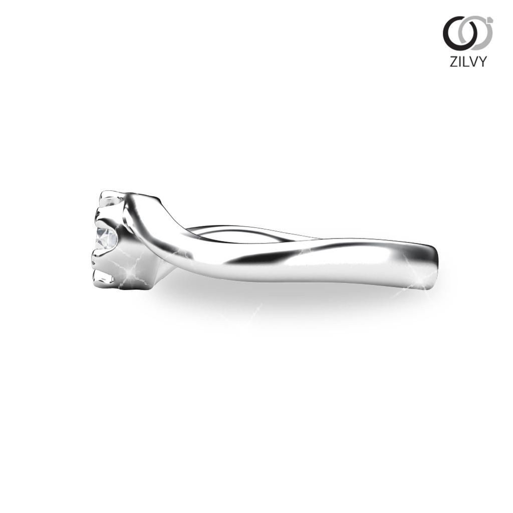 Zilvy - แหวนหญิงเพชรน้ำร้อย 0.20 กะรัต (GR818)