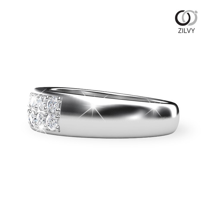 Zilvy - แหวนหญิงเพชรน้ำร้อย 0.48 กะรัต (GR643)