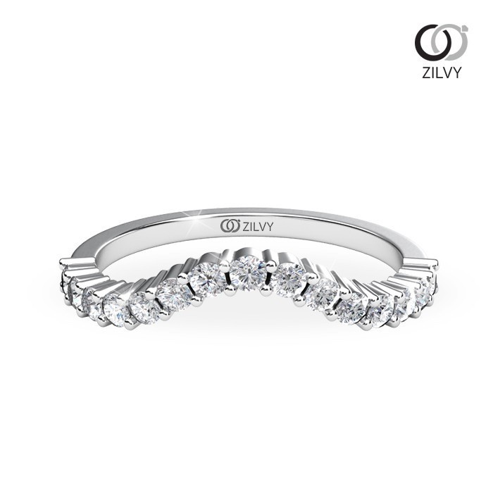 Zilvy - แหวนหญิงเพชรน้ำร้อย 0.30 กะรัต (GR813)