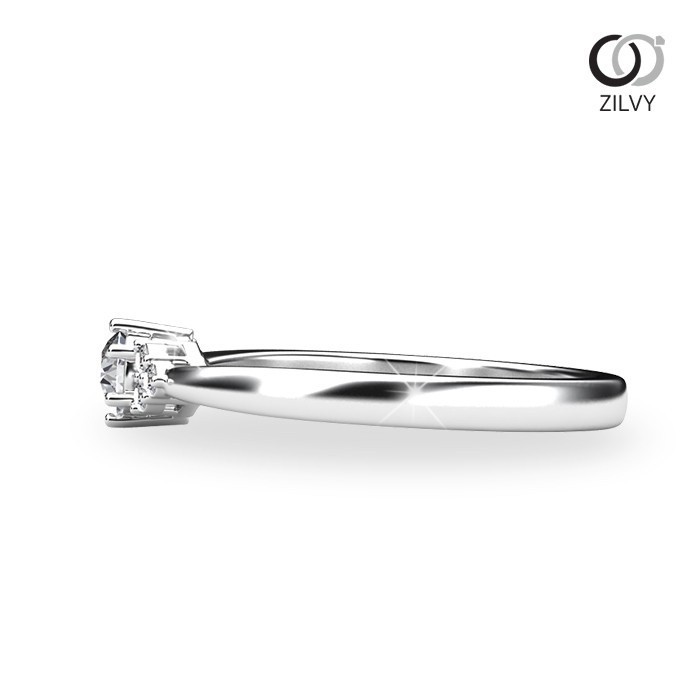 Zilvy - แหวนหญิงเพชรน้ำร้อย 0.26 กะรัต (GR894)