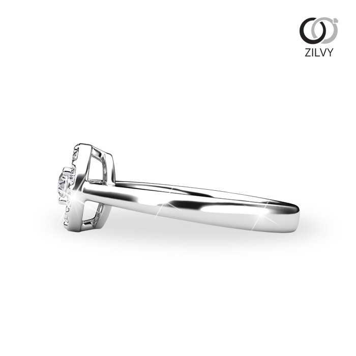 Zilvy - แหวนหญิงเพชรน้ำร้อย 0.30 กะรัต (GR1250)