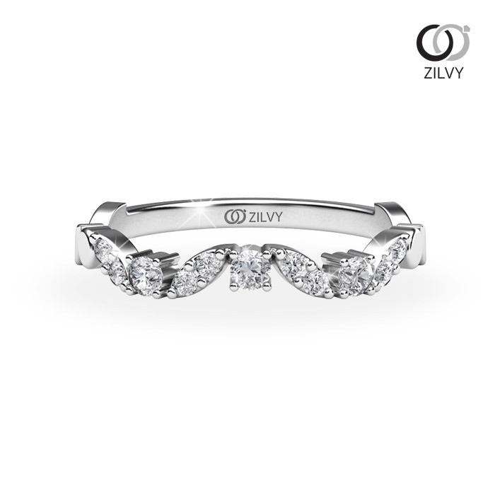 Zilvy - แหวนหญิงเพชรน้ำร้อย 0.17 กะรัต (GR902)