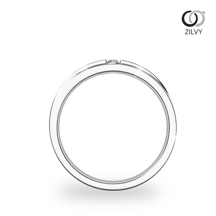 Zilvy - แหวนหญิงเพชรน้ำร้อย 0.05 กะรัต (GR869)