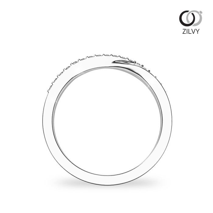 Zilvy - แหวนหญิงเพชรน้ำร้อย 0.17 กะรัต (GR828)