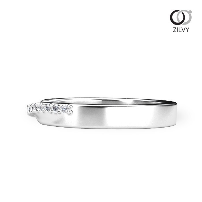 Zilvy - แหวนหญิงเพชรน้ำร้อย 0.17 กะรัต (GR828)
