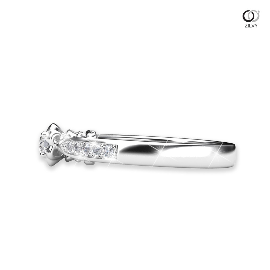 Zilvy - แหวนหญิงเพชรน้ำร้อย 0.20 กะรัต (GR873)