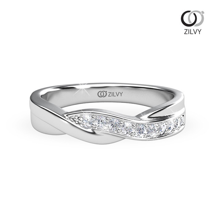 Zilvy - แหวนหญิงเพชรน้ำร้อย 0.20 กะรัต (GR917)