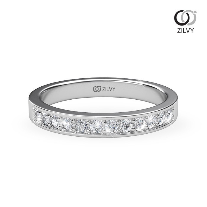 Zilvy - แหวนหญิงเพชรน้ำร้อย 0.24 กะรัต (GR644)
