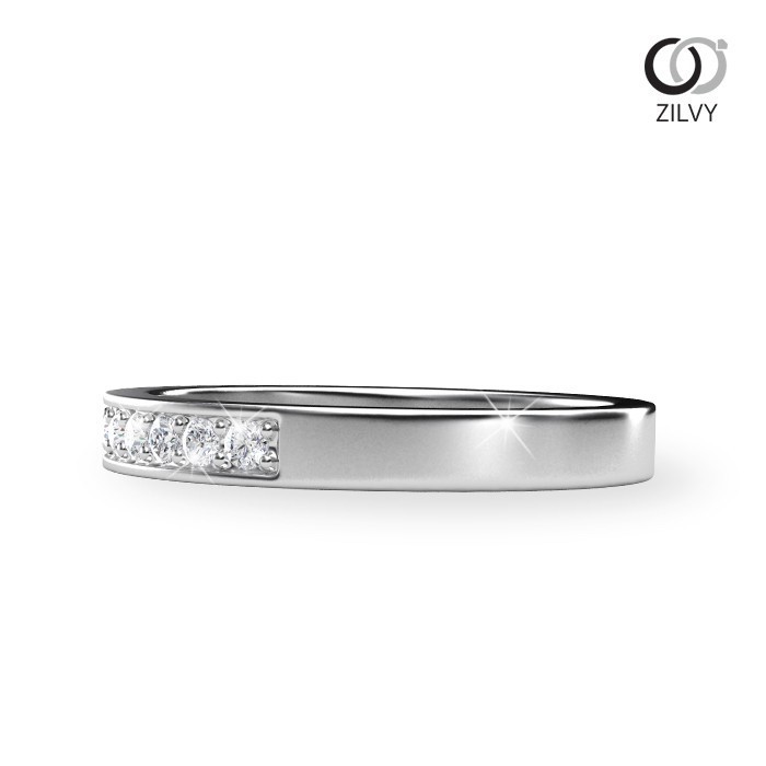 Zilvy - แหวนหญิงเพชรน้ำร้อย 0.24 กะรัต (GR644)
