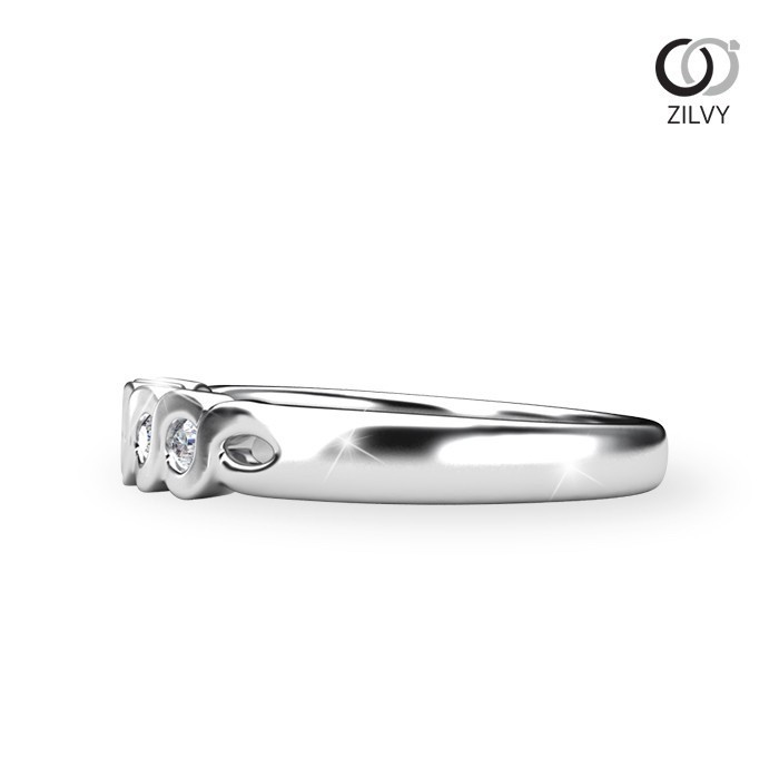 Zilvy - แหวนหญิงเพชรน้ำร้อย 0.10 กะรัต (GR959)