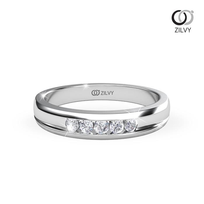 Zilvy - แหวนหญิงเพชรน้ำร้อย 0.15 กะรัต (GR992)