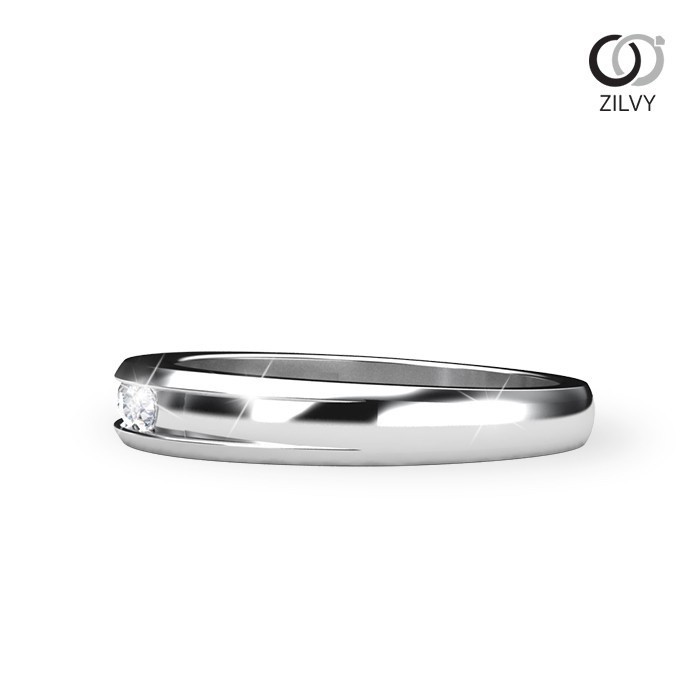 Zilvy - แหวนหญิงเพชรน้ำร้อย 0.15 กะรัต (GR992)