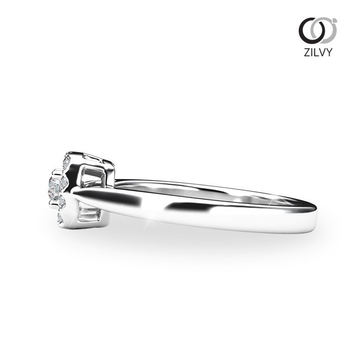 Zilvy Suphanee - แหวนหญิงเพชรน้ำร้อย 0.22 กะรัต (GR765)