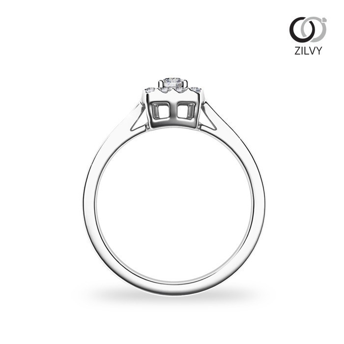 Zilvy Suphanee - แหวนหญิงเพชรน้ำร้อย 0.22 กะรัต (GR765)