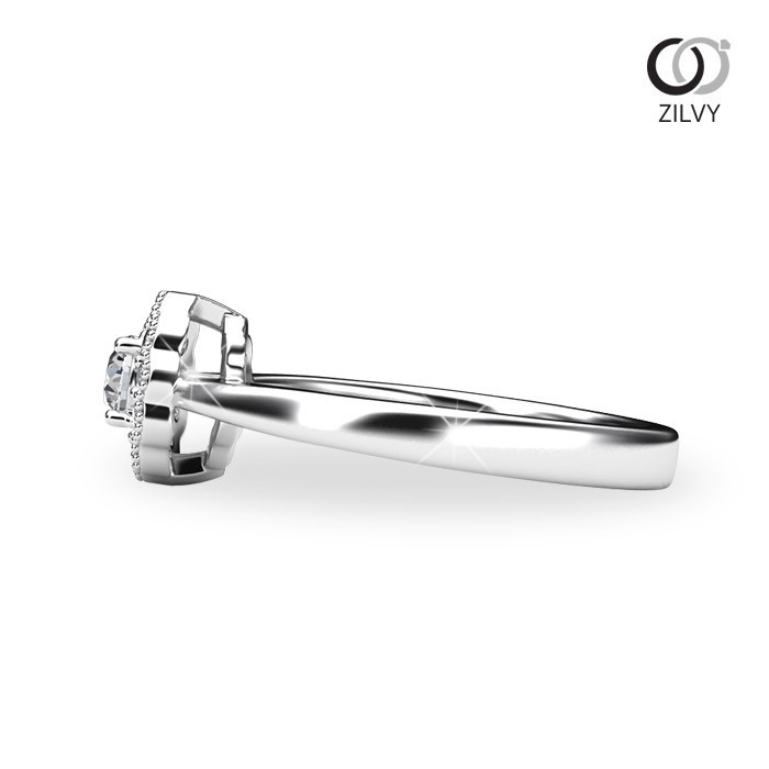 Zilvy - แหวนหญิงเพชรน้ำร้อย 0.31 กะรัต (GR891)