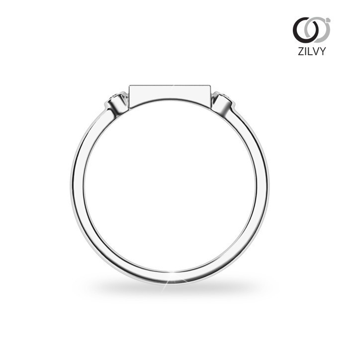 Zilvy - แหวนหญิงเพชรน้ำร้อย 0.02 กะรัต (GR1184)