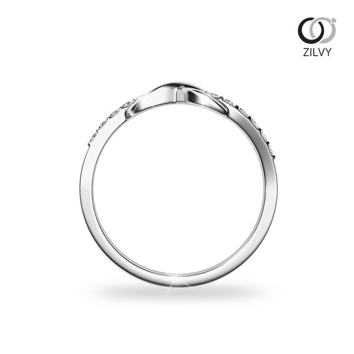 Zilvy - แหวนหญิงเพชรน้ำร้อย 0.12 กะรัต (GR1031)