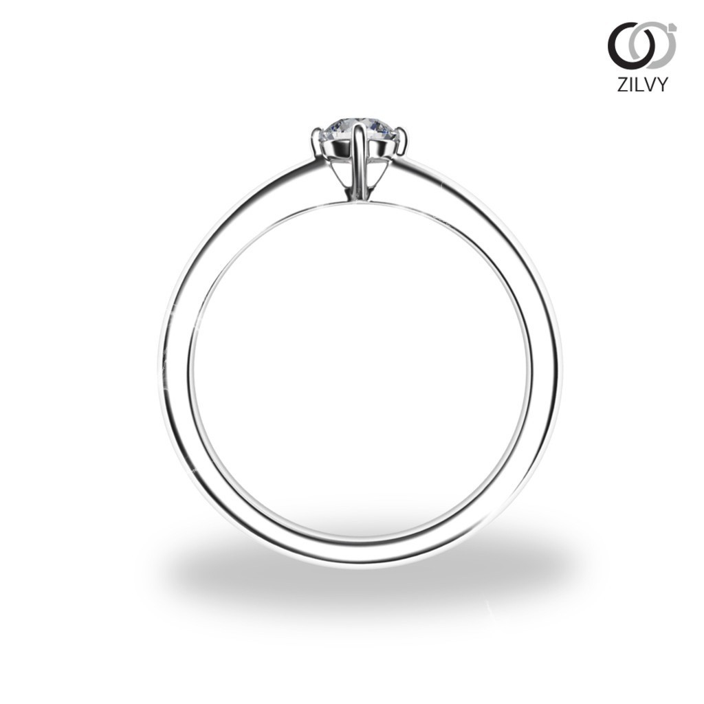 Zilvy  - แหวนหญิงเพชรน้ำร้อย 0.20 กะรัต (GR684)
