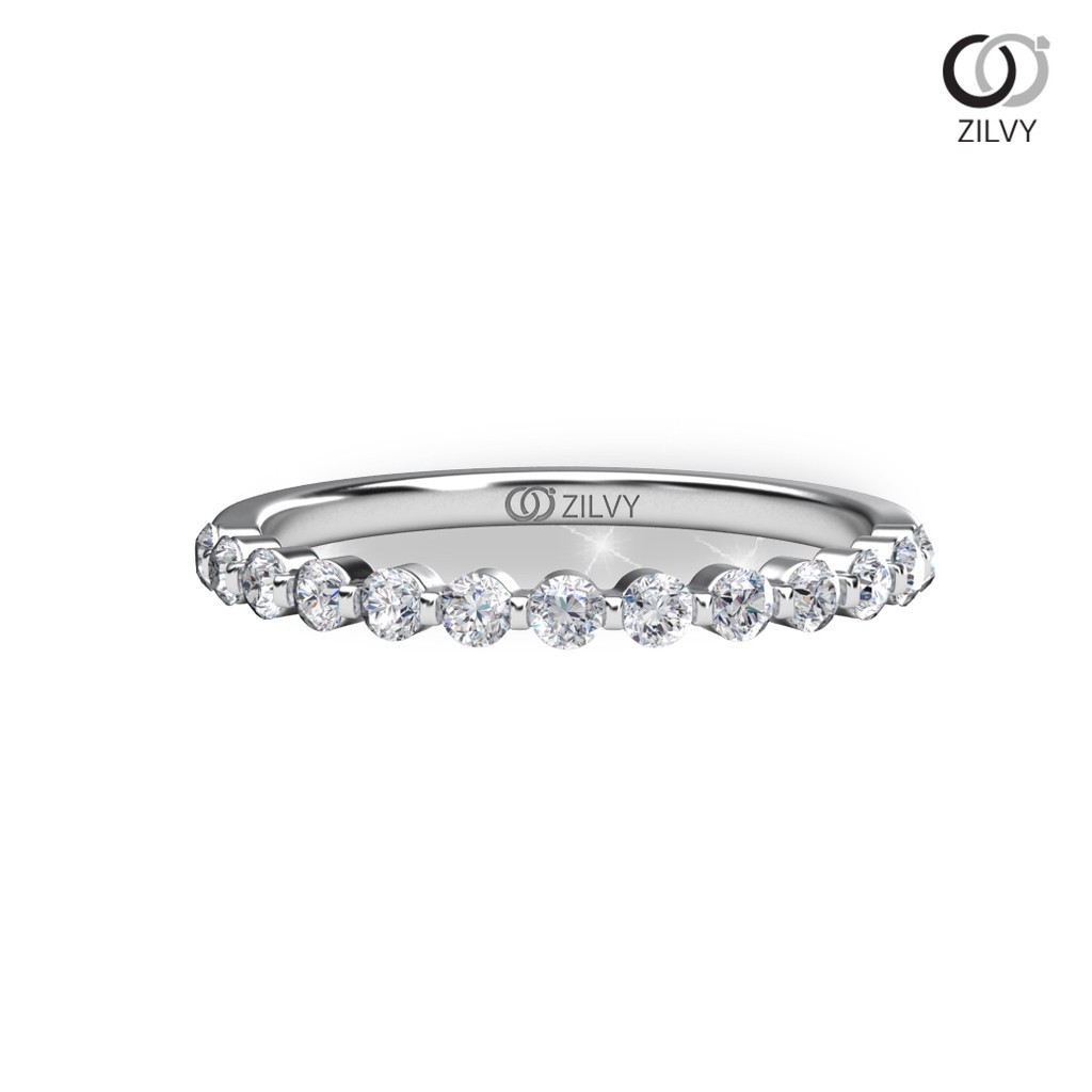 Zilvy - แหวนหญิงเพชรน้ำร้อย 0.26 กะรัต (GR814)