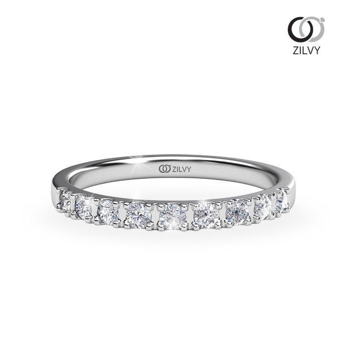 Zilvy - แหวนหญิงเพชรน้ำร้อย 0.18 กะรัต (GR1024)