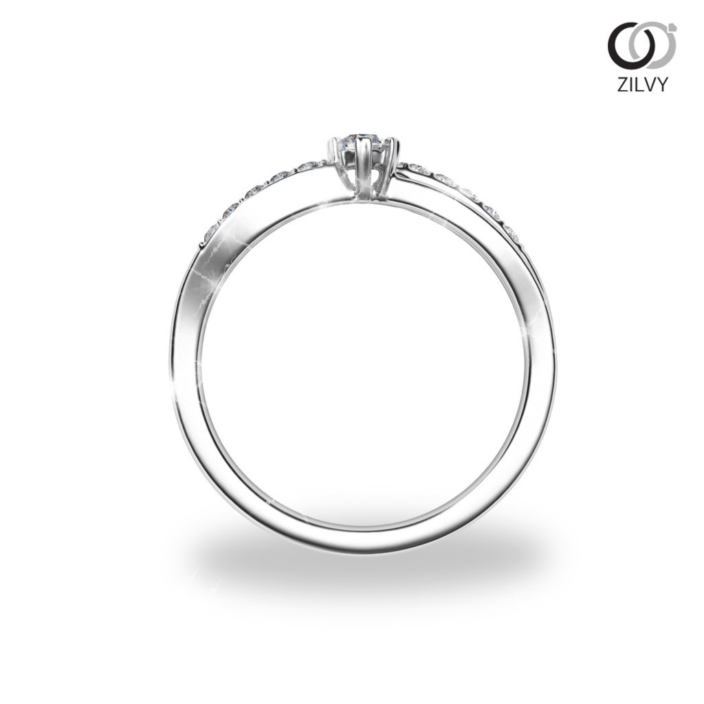 Zilvy - แหวนหญิงเพชรน้ำร้อย 0.17 กะรัต (GR940)