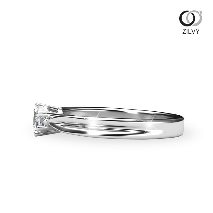 Zilvy - แหวนหญิงเพชรน้ำร้อย 0.10 กะรัต (GR986)