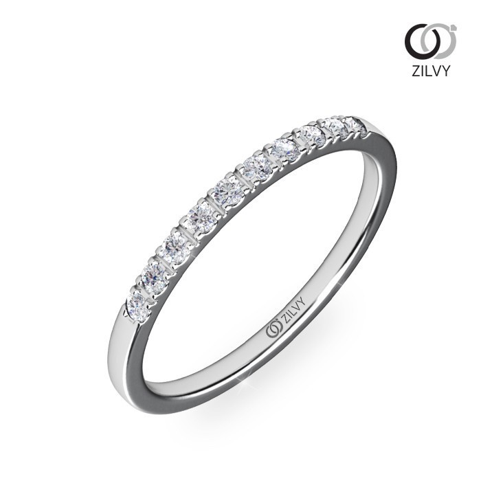 Zilvy - แหวนหญิงเพชรน้ำร้อย 0.10 กะรัต (GR339)