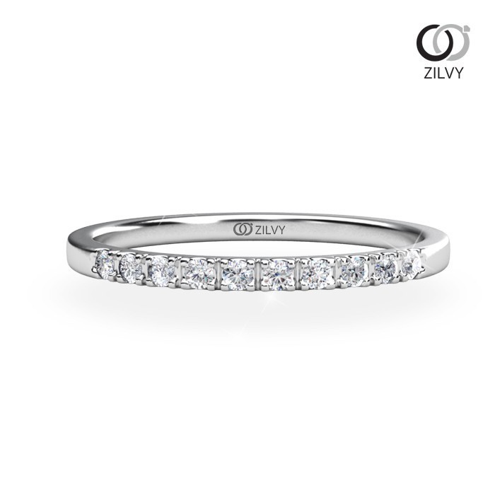 Zilvy - แหวนหญิงเพชรน้ำร้อย 0.10 กะรัต (GR339)