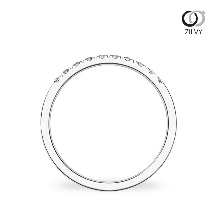 Zilvy - แหวนหญิงเพชรน้ำร้อย 0.10 กะรัต (GR339)