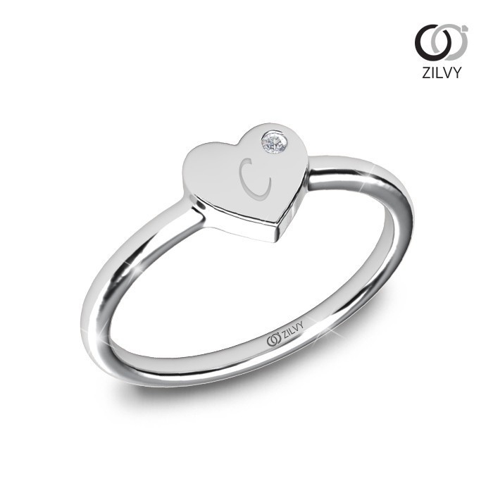 Zilvy - แหวนหญิงเพชรน้ำร้อย 0.01 กะรัต (GR1183)