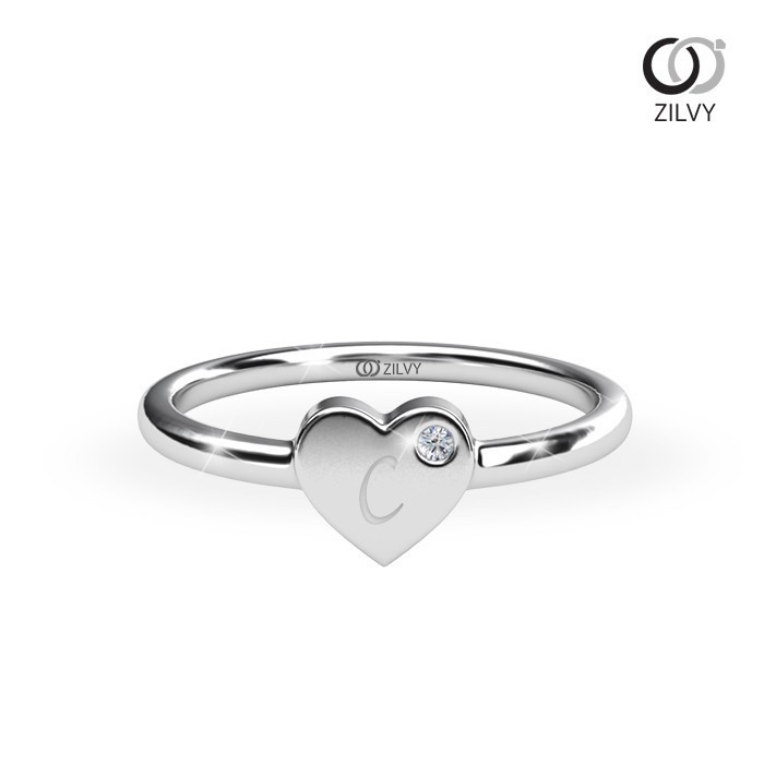 Zilvy - แหวนหญิงเพชรน้ำร้อย 0.01 กะรัต (GR1183)