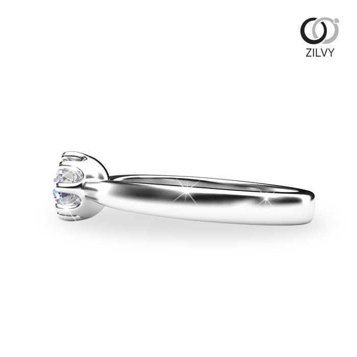 Zilvy - แหวนหญิงเพชรน้ำร้อย 0.40 กะรัต (GR708)
